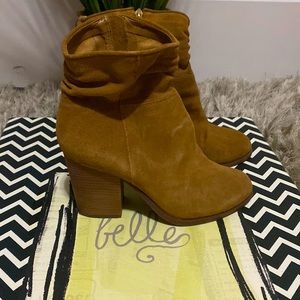 🤩Jessica Simpson Brown Leather Ankle Boots 👢